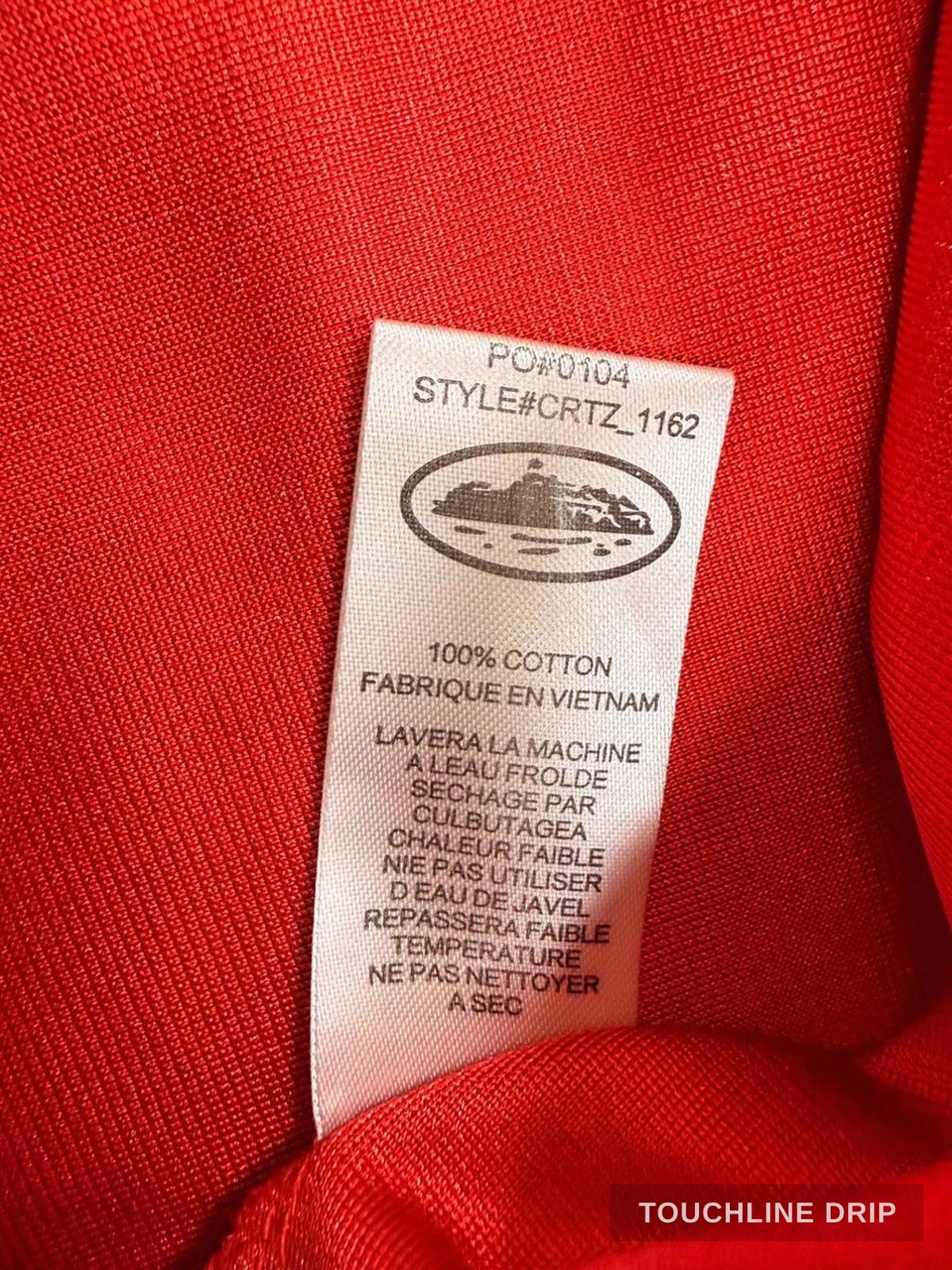 sleeve product image of Corteiz Da Magpies Red Jersey