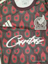 badge closeup product image of Mexico x CRTZ 2024 Home Jersey