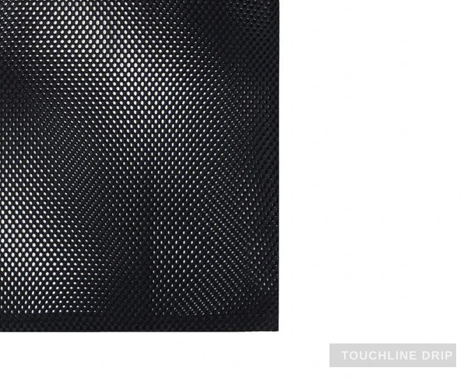 patch closeup detail image of Corteiz Open Mesh Panel Jersey Black/white
