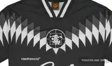 logo closeup detail image of Corteiz Club RTW Football Jersey Black