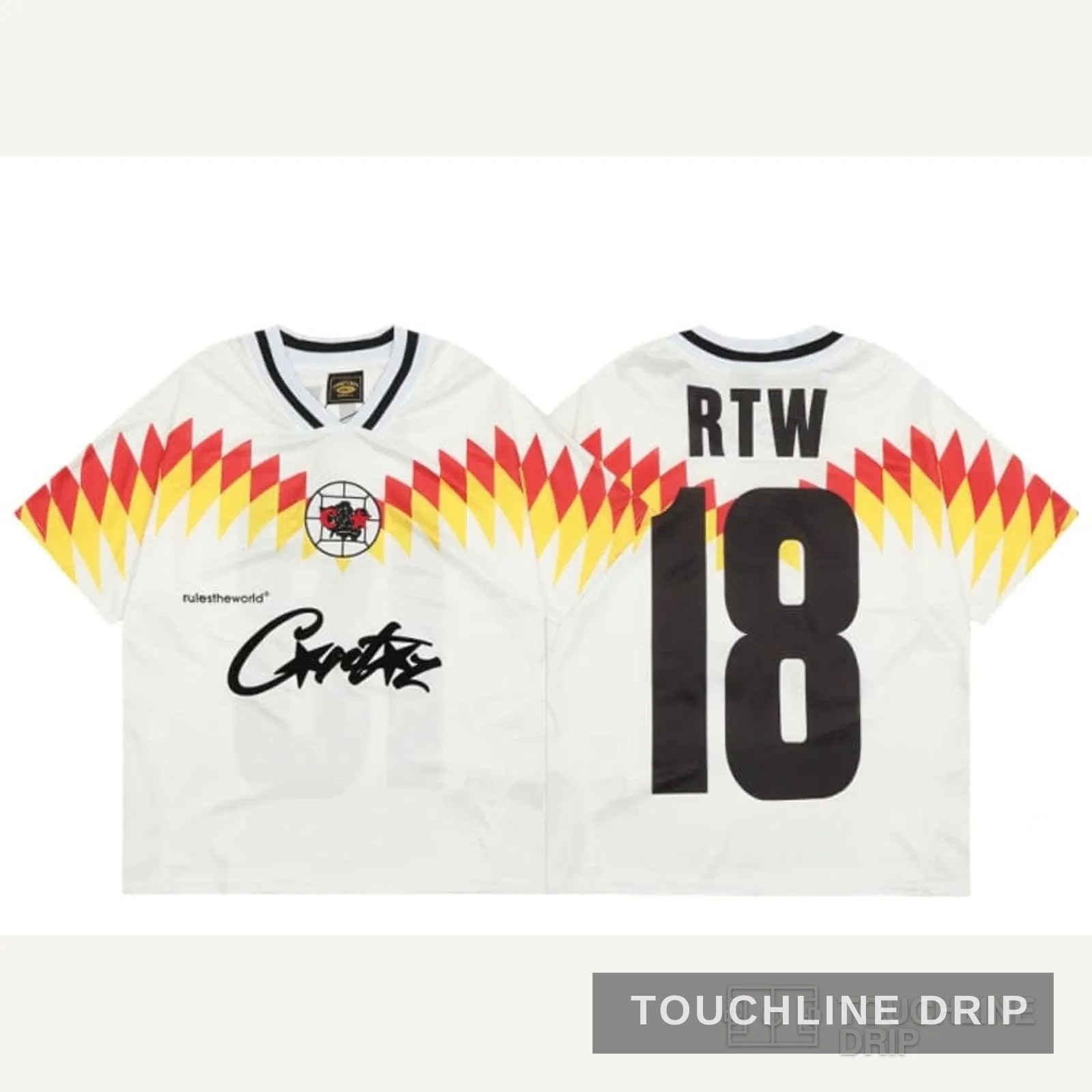 Front product image of Corteiz Club RTW Germany Football Jersey