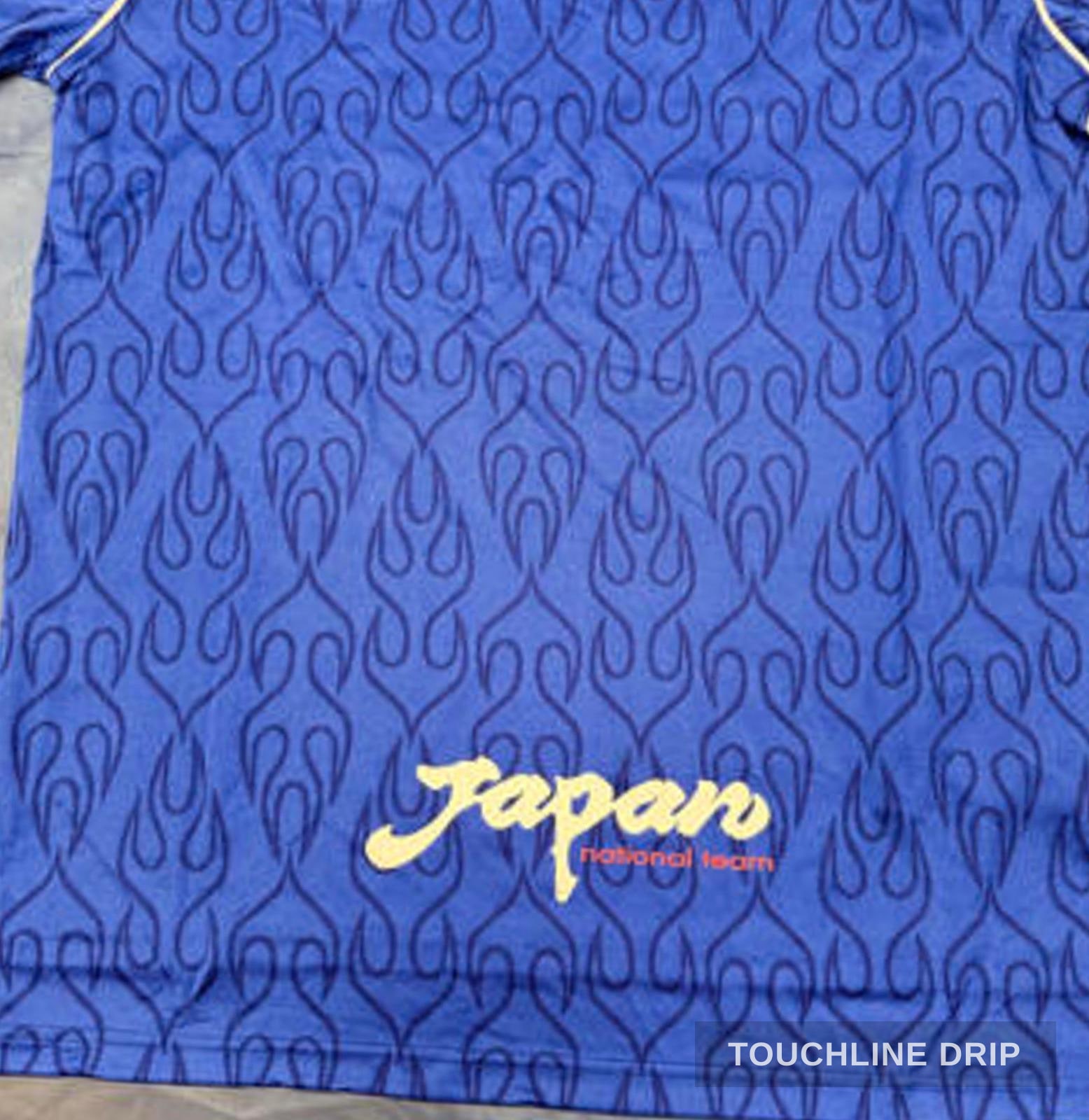 patch closeup product image of Corteiz x Asics Japan 1998 Concept Jersey