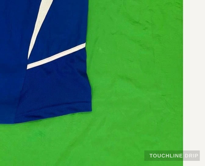 patch closeup detail image of Corteiz x Brazil Blue 2002 Inspired Special Edition Jersey