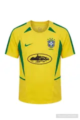 Front product image of Corteiz x Brazil Yellow 2002 Inspired Special Edition Jersey