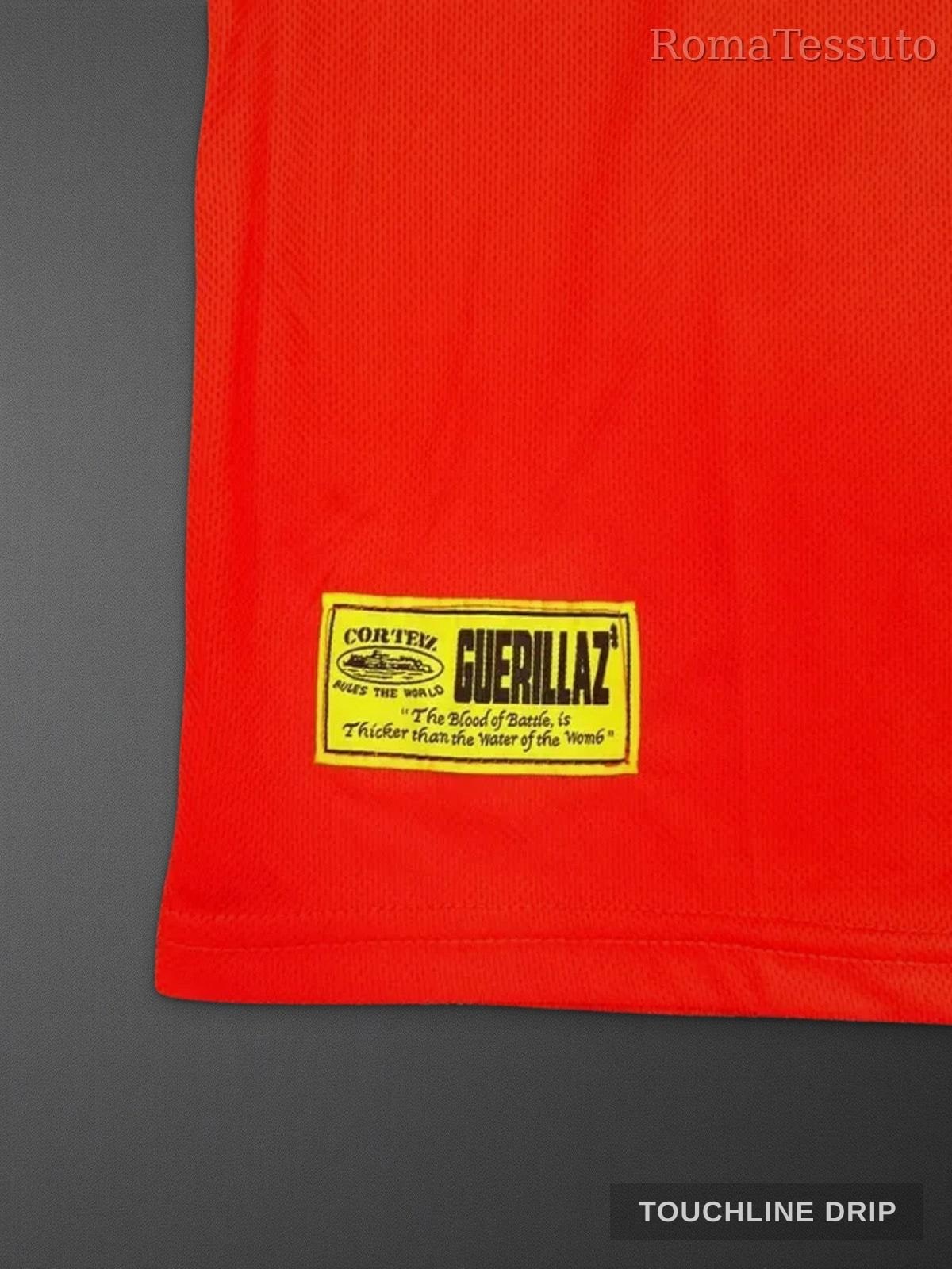 patch closeup product image of Corteiz Red Alcatraz Jersey