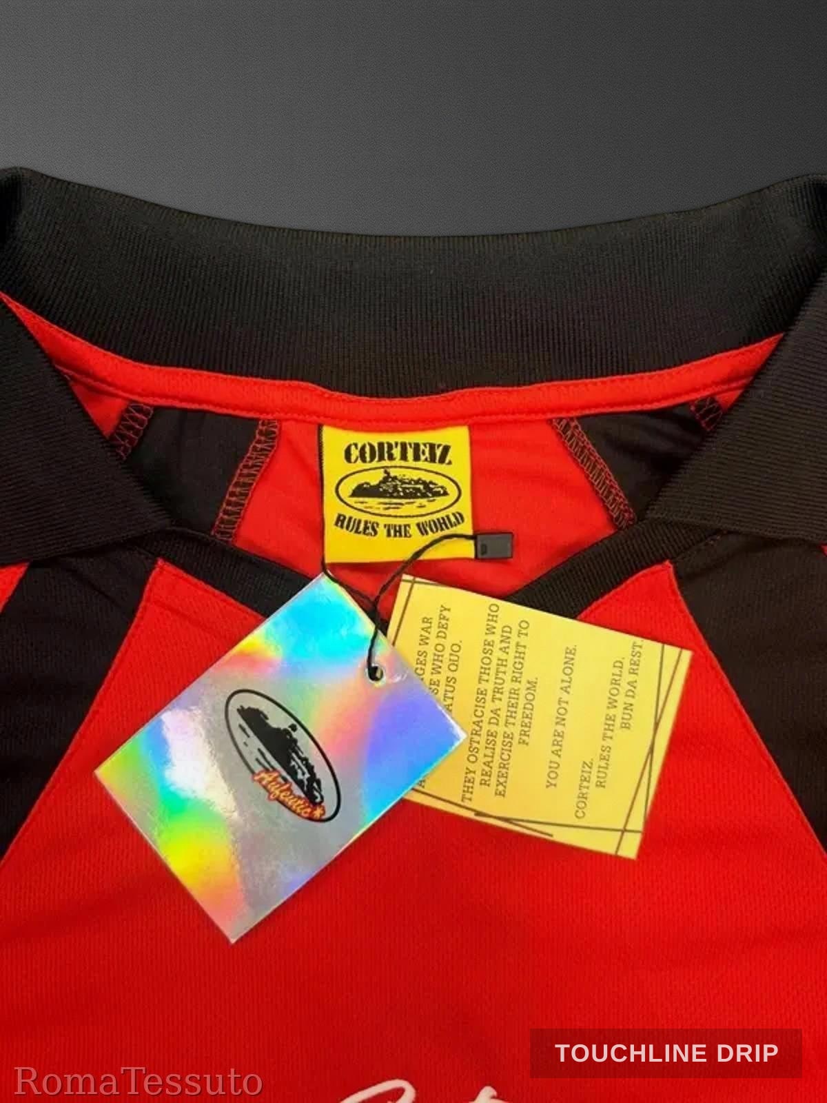 sleeve product image of Corteiz Red Alcatraz Jersey