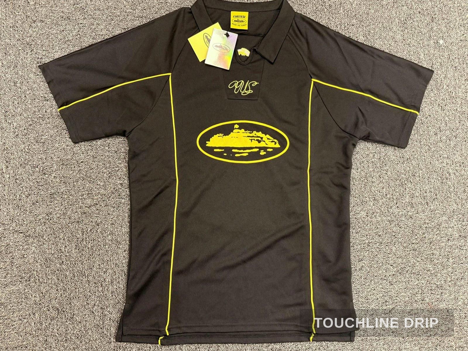 Front product image of Corteiz Black Talismo Jersey – XL (bnwt)