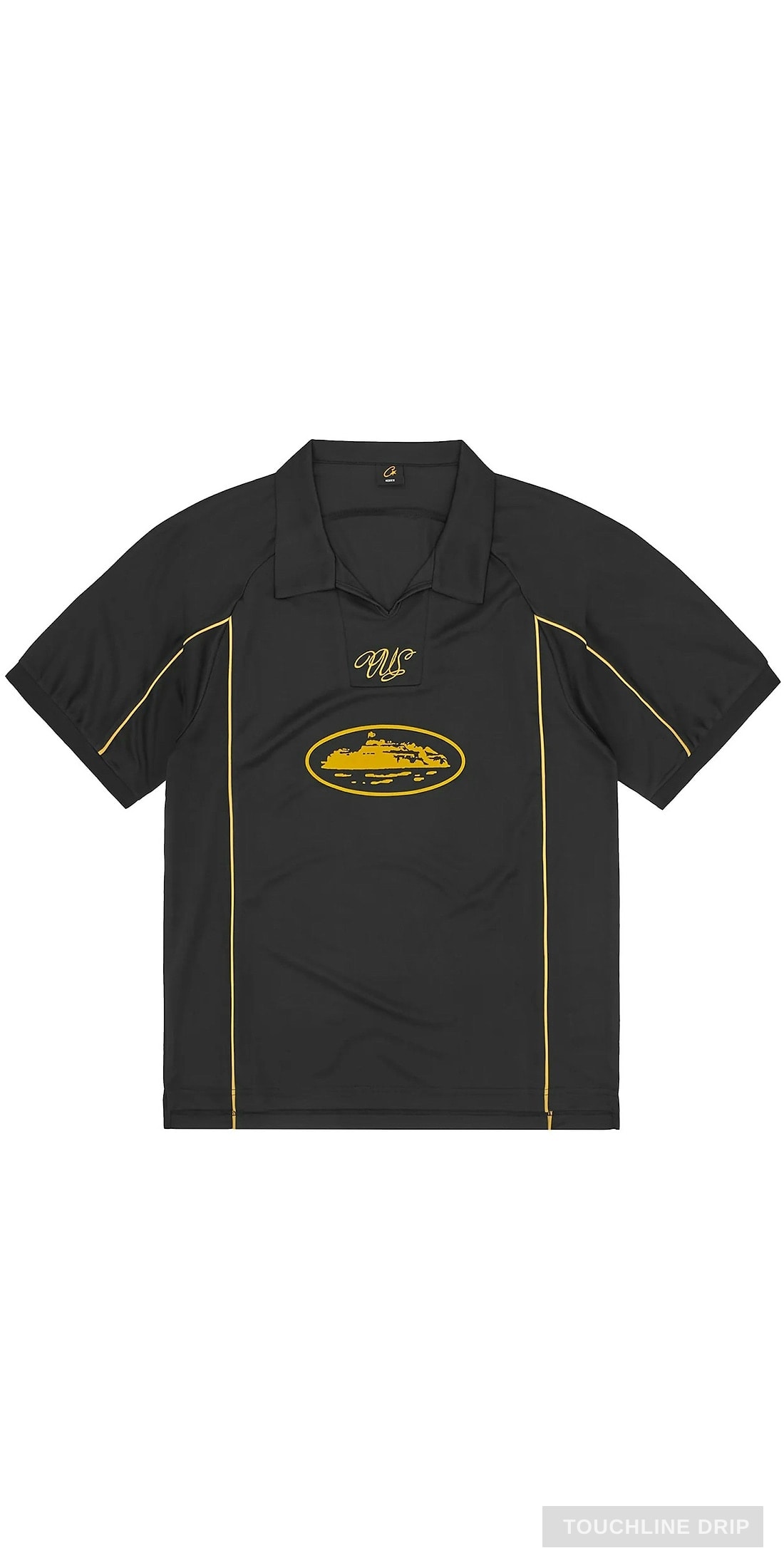 Front product image of Corteiz Black Talismo Jersey – XL (bnwt)