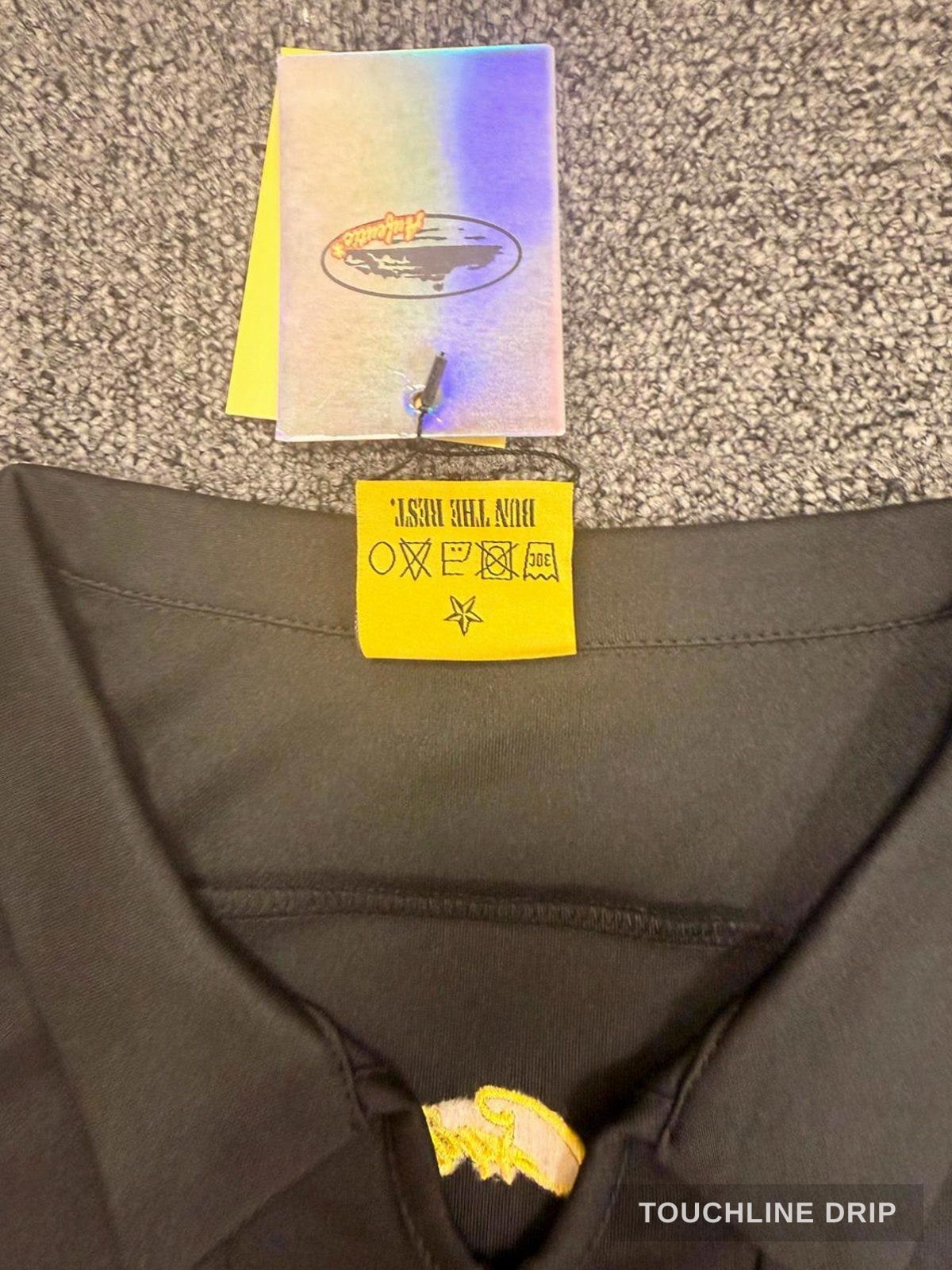 patch closeup product image of Corteiz Black Talismo Jersey