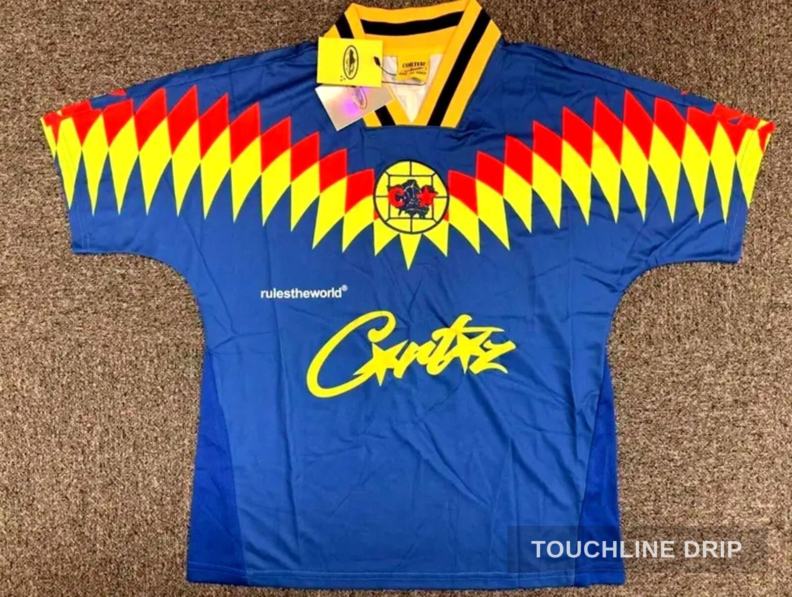 back product image of Corteiz Club América Blue Jersey
