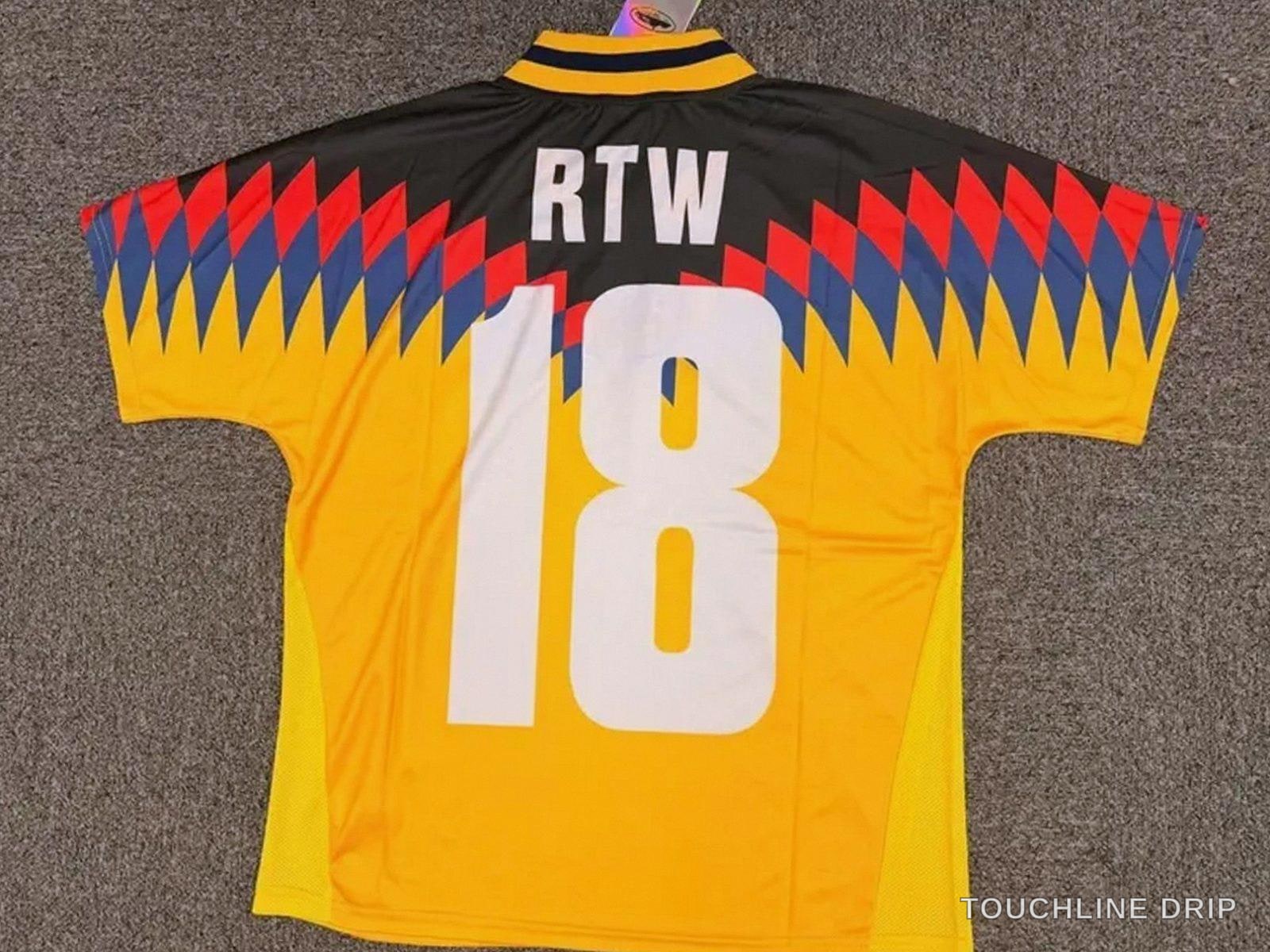 Back product image of Corteiz Club America Yellow Jersey