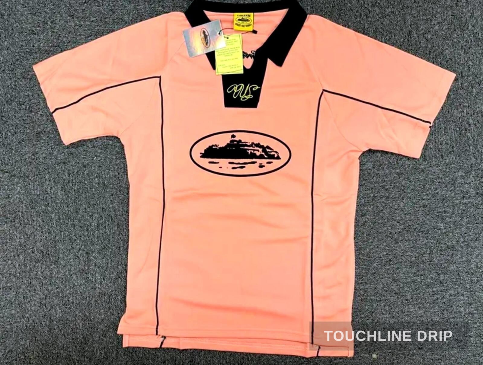 Front product image of Corteiz Pink Talismo Jersey – XL (bnwt)