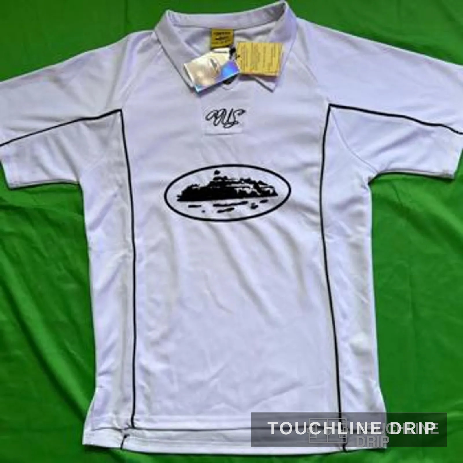 Front product image of Corteiz White Talismo Jersey