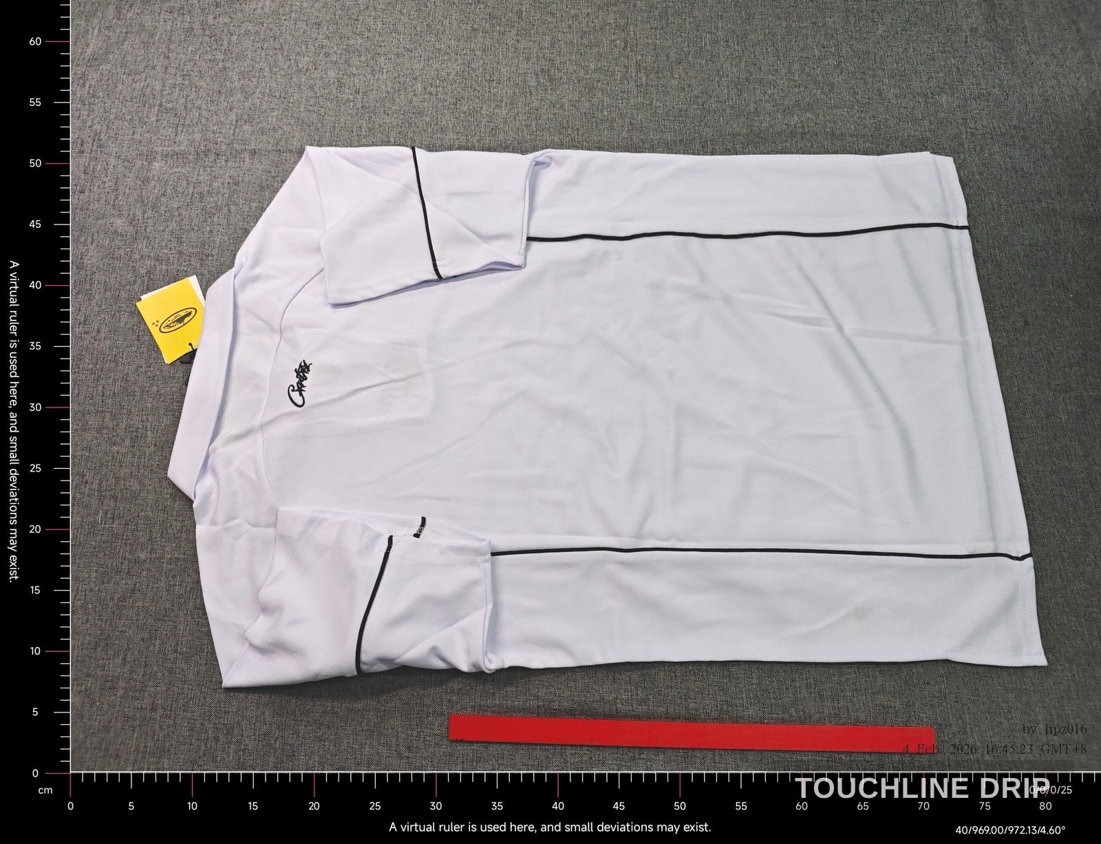 Back product image of Corteiz White Talismo Jersey (CTZ-WHT-TAL)