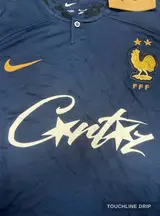 badge closeup product image of Nike x Corteiz 2022 World Cup Jersey Deep Navy
