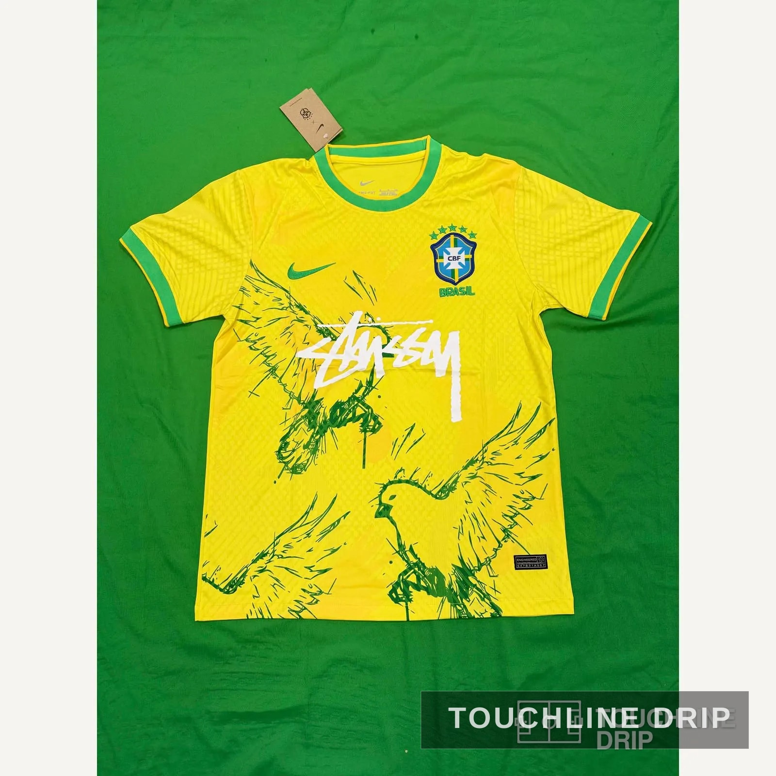 Front product image of Nike x Stussy Brazil Jungle Flight Concept Jersey