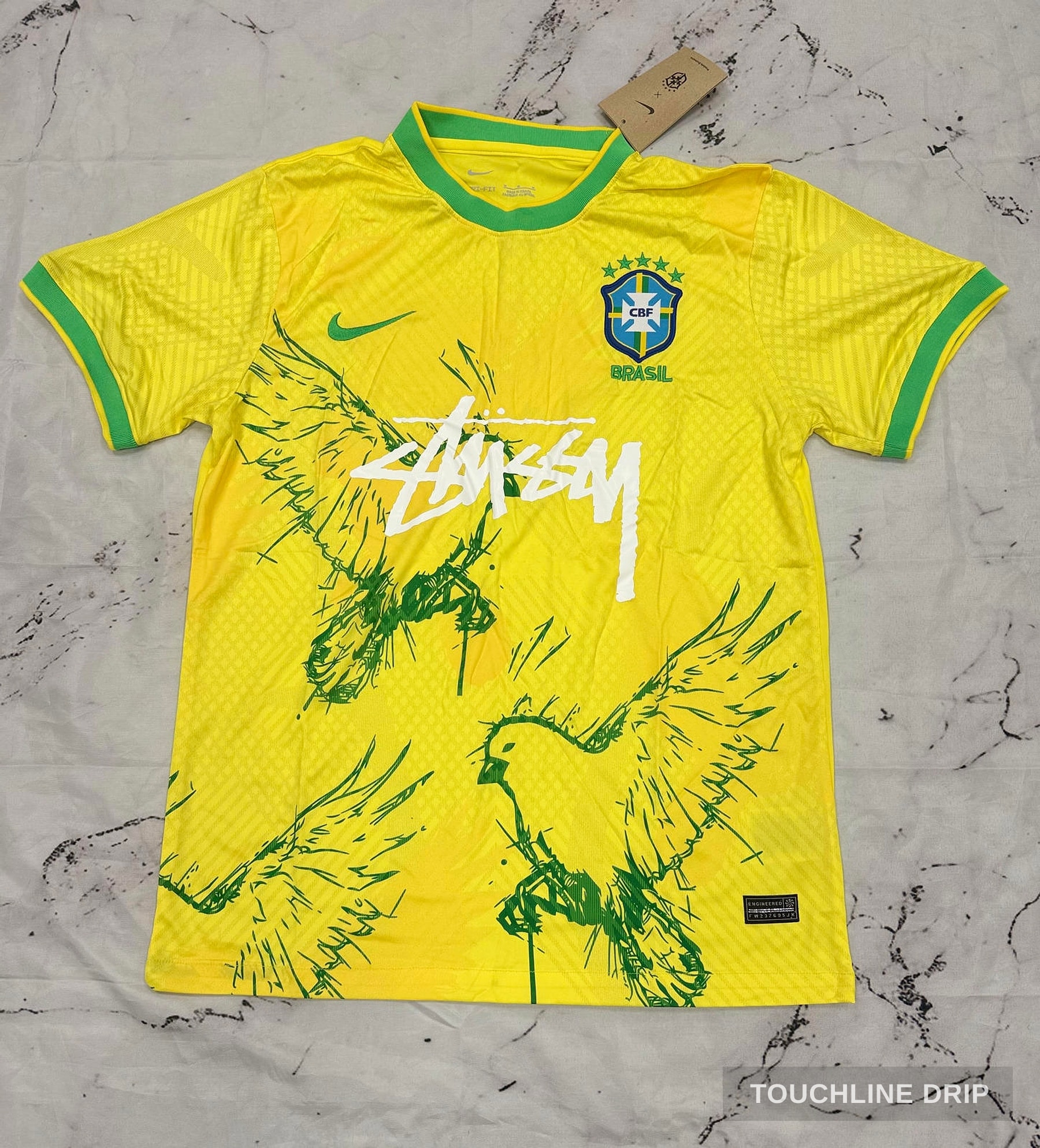 Front product image of Nike x Stussy Brazil Jungle Flight Concept Jersey