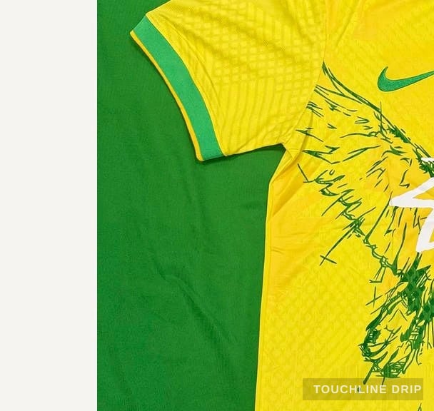 sleeve detail image of Nike x Stussy Brazil Jungle Flight Concept Jersey