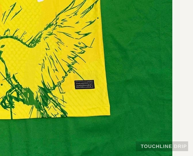 patch closeup detail image of Nike x Stussy Brazil Jungle Flight Concept Jersey
