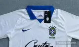 logo closeup detail image of Nike x Corteiz Brazil 2019 Jersey