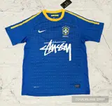 Front product image of Nike x Stussy Brazil Dynamic Blue Concept Jersey