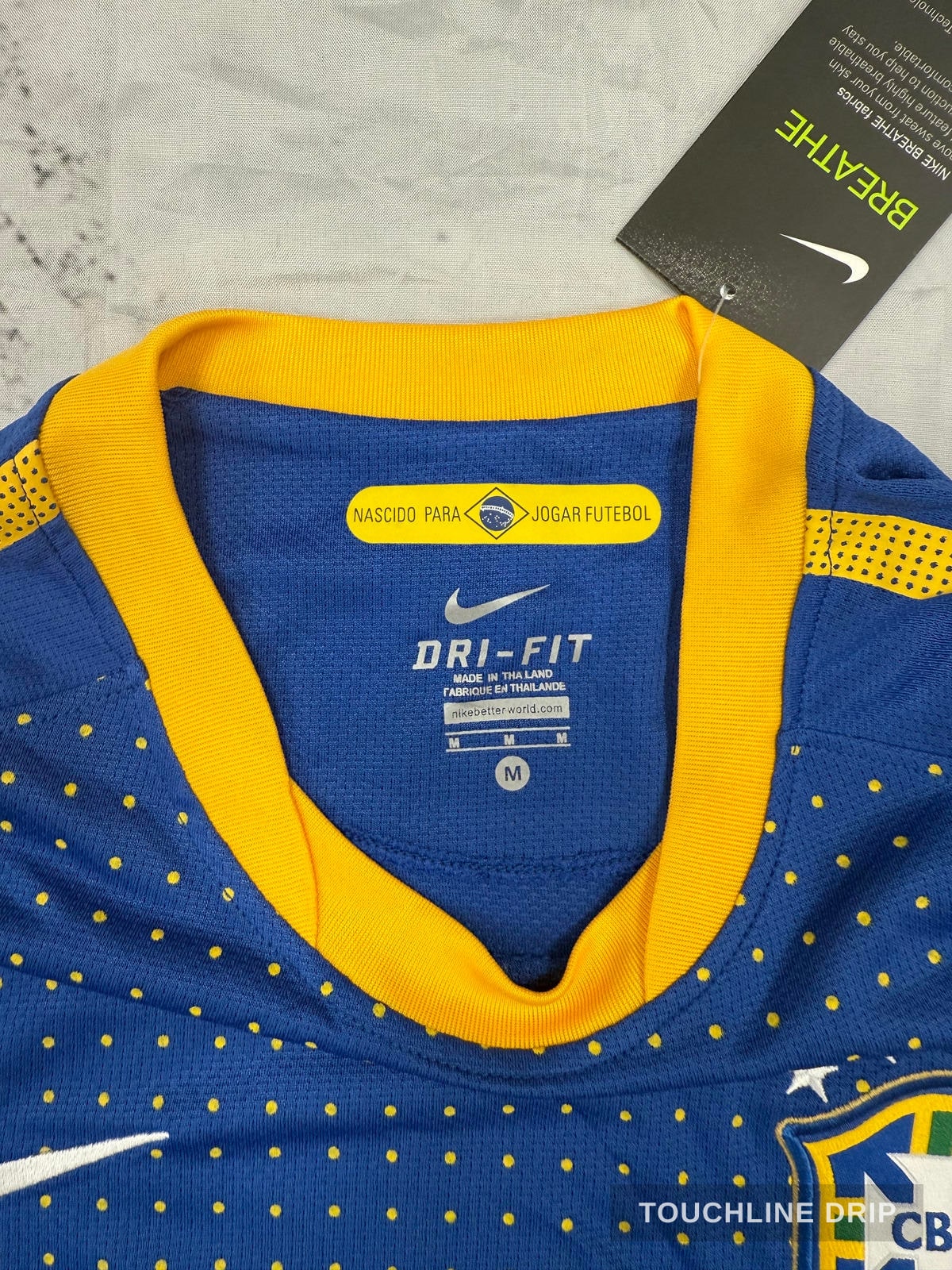 collar product image of Nike x Stussy Brazil Dynamic Blue Concept Jersey