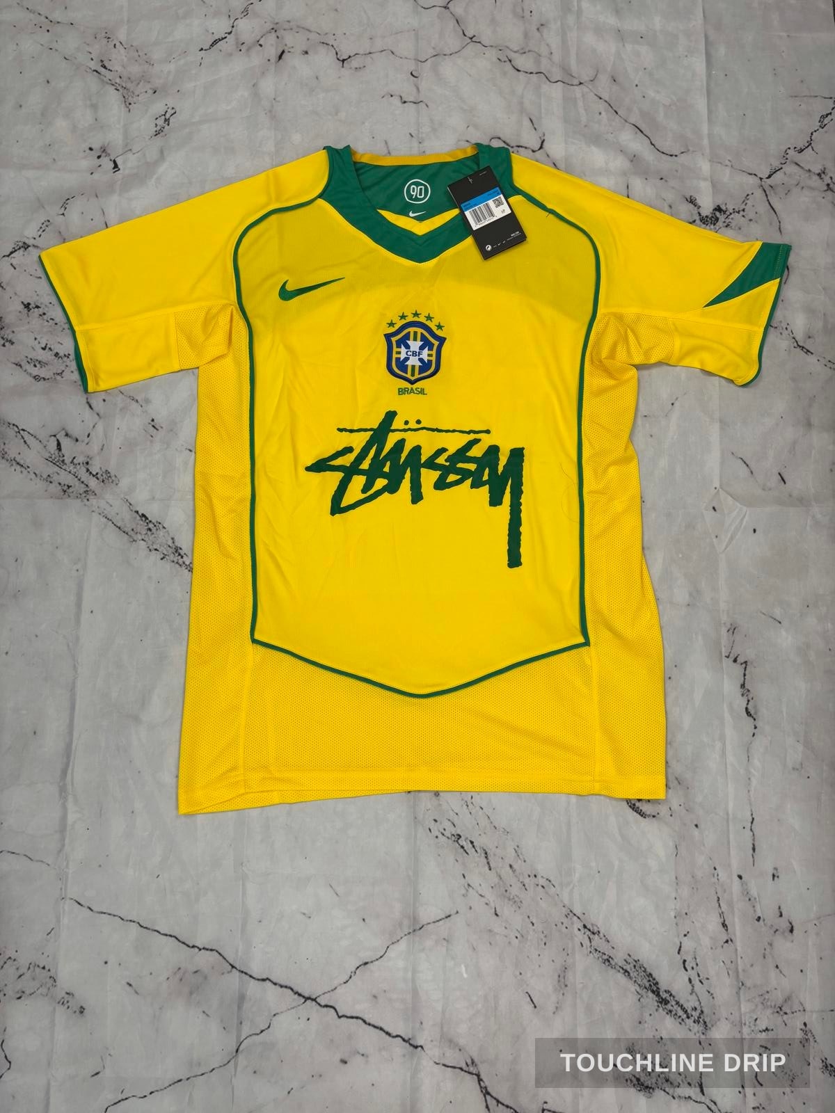 Front product image of Nike x Stussy Brazil 2004 Home Jersey