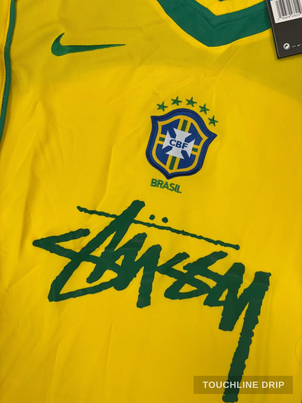 back product image of Nike x Stussy Brazil 2004 Home Jersey