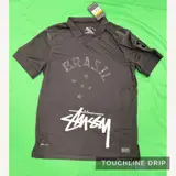 Front product image of Nike x Stussy Brazil 13/14 Blacked Out Jersey
