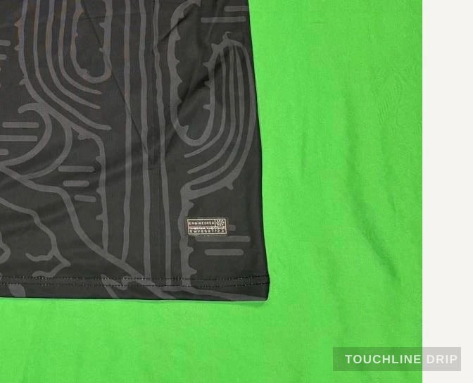 patch closeup detail image of Corteiz x Brazil Desert Breeze Concept Jersey