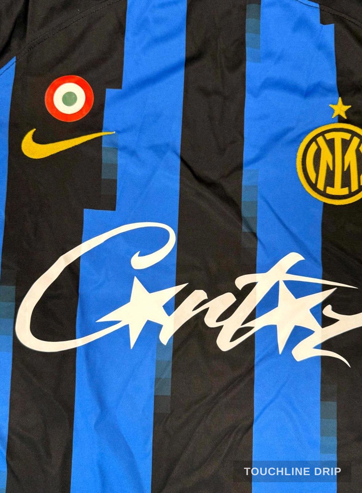 logo closeup product image of Nike x Corteiz Inter Memorabilia Concept Jersey