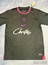 Back product image of Nike x Corteiz PSG GTO Black and Pink Concept Jersey