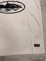 patch closeup product image of Nike x Corteiz Brazil White Leopard Concept Jersey