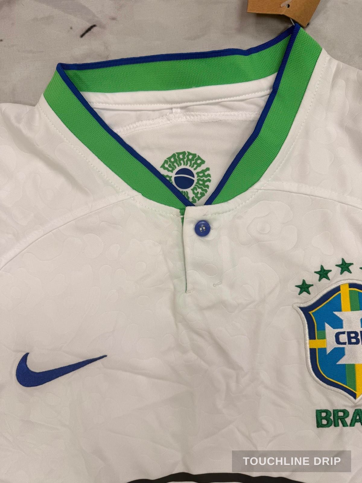 collar product image of Nike x Corteiz Brazil White Leopard Concept Jersey