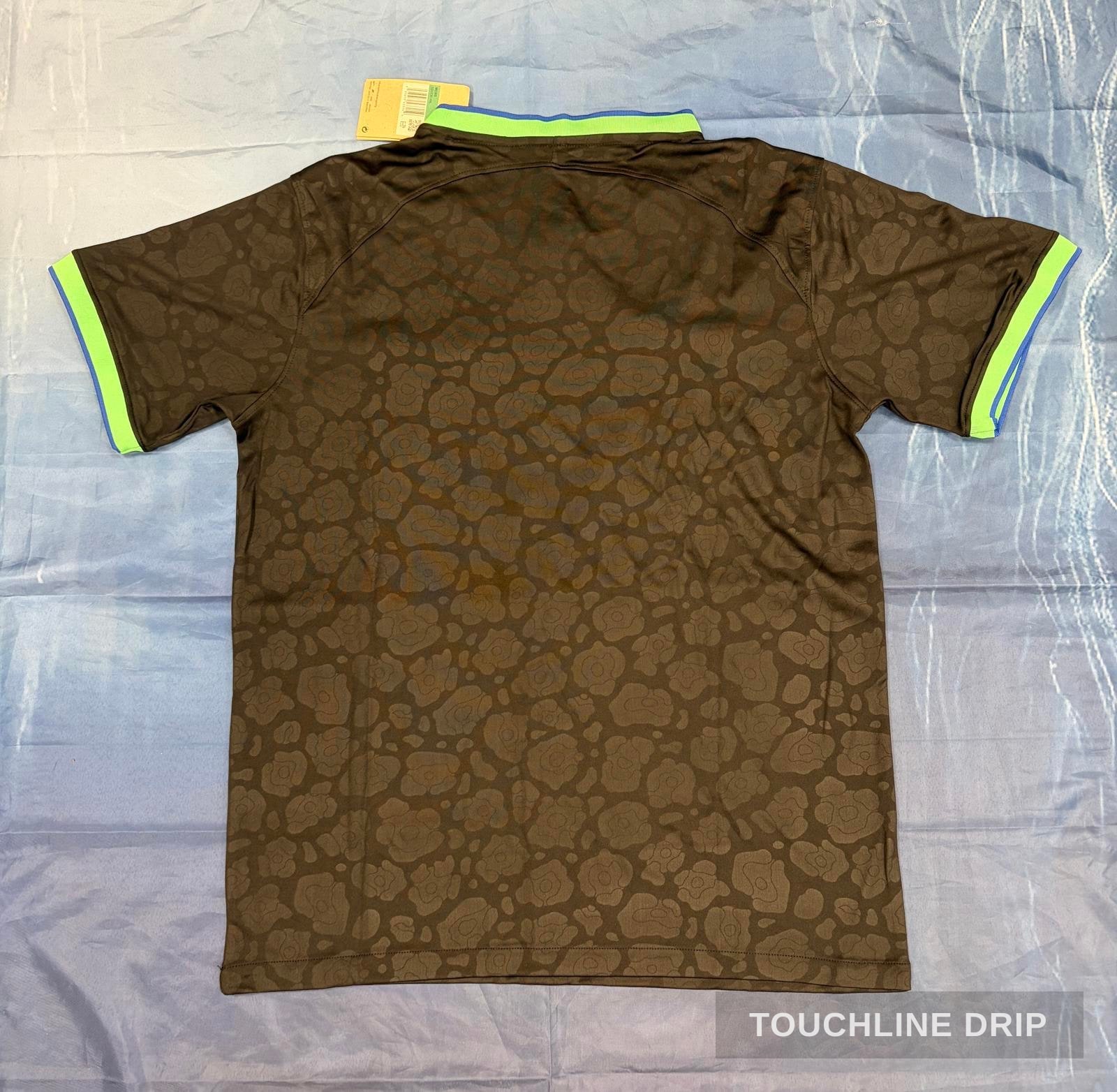 Front product image of Nike x Stussy Brazil Black Leopard Concept Jersey
