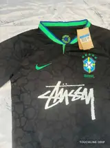 Detail product image 4 of Nike x Stussy Brazil Black Leopard Concept Jersey