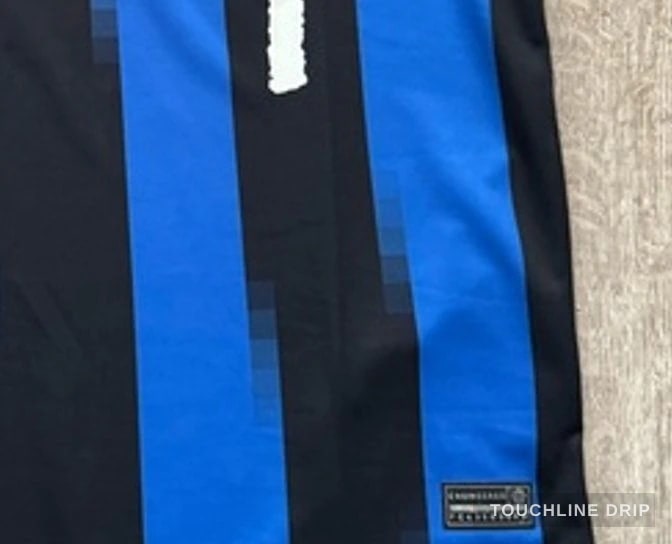 patch closeup detail image of Nike x Stussy Inter Memorabilia Home Jersey