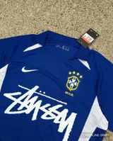 Back product image of Nike x Stussy x Brazil Blue 2002 Inspired Special Edition Jersey