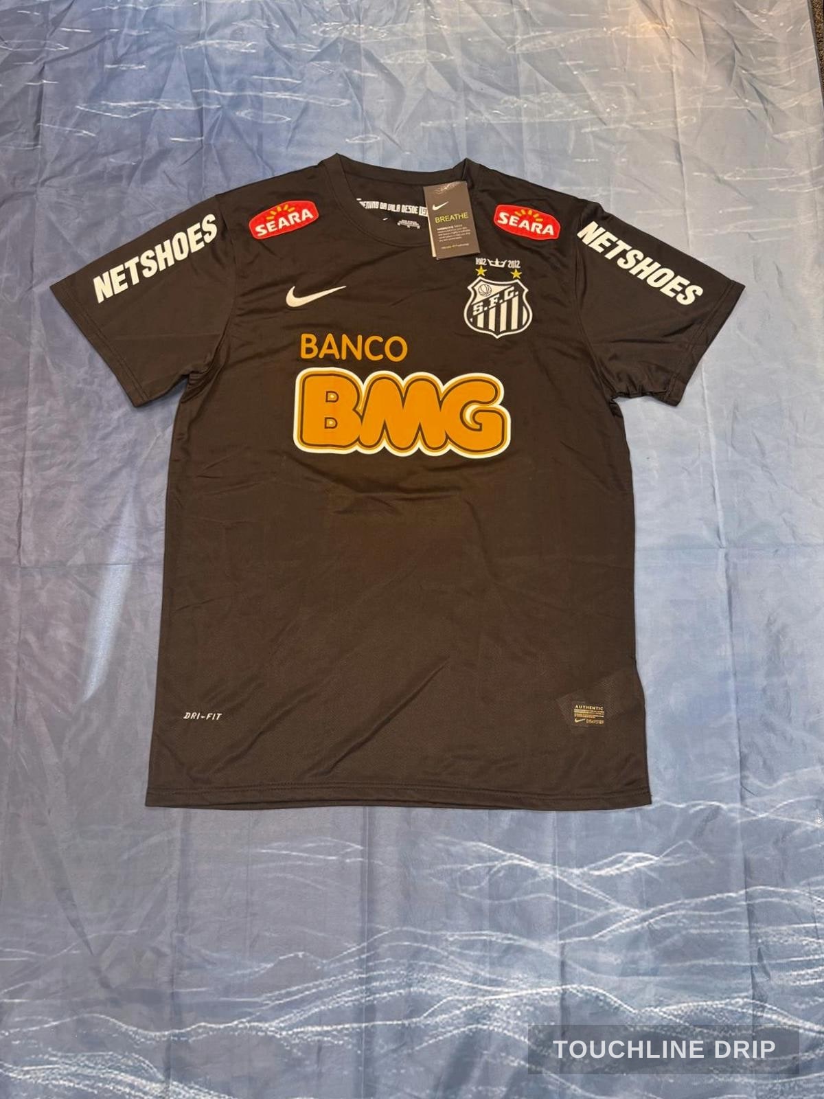 Front product image of Santos 2012/13 Black Neymar Jr #11 Jersey M BLK