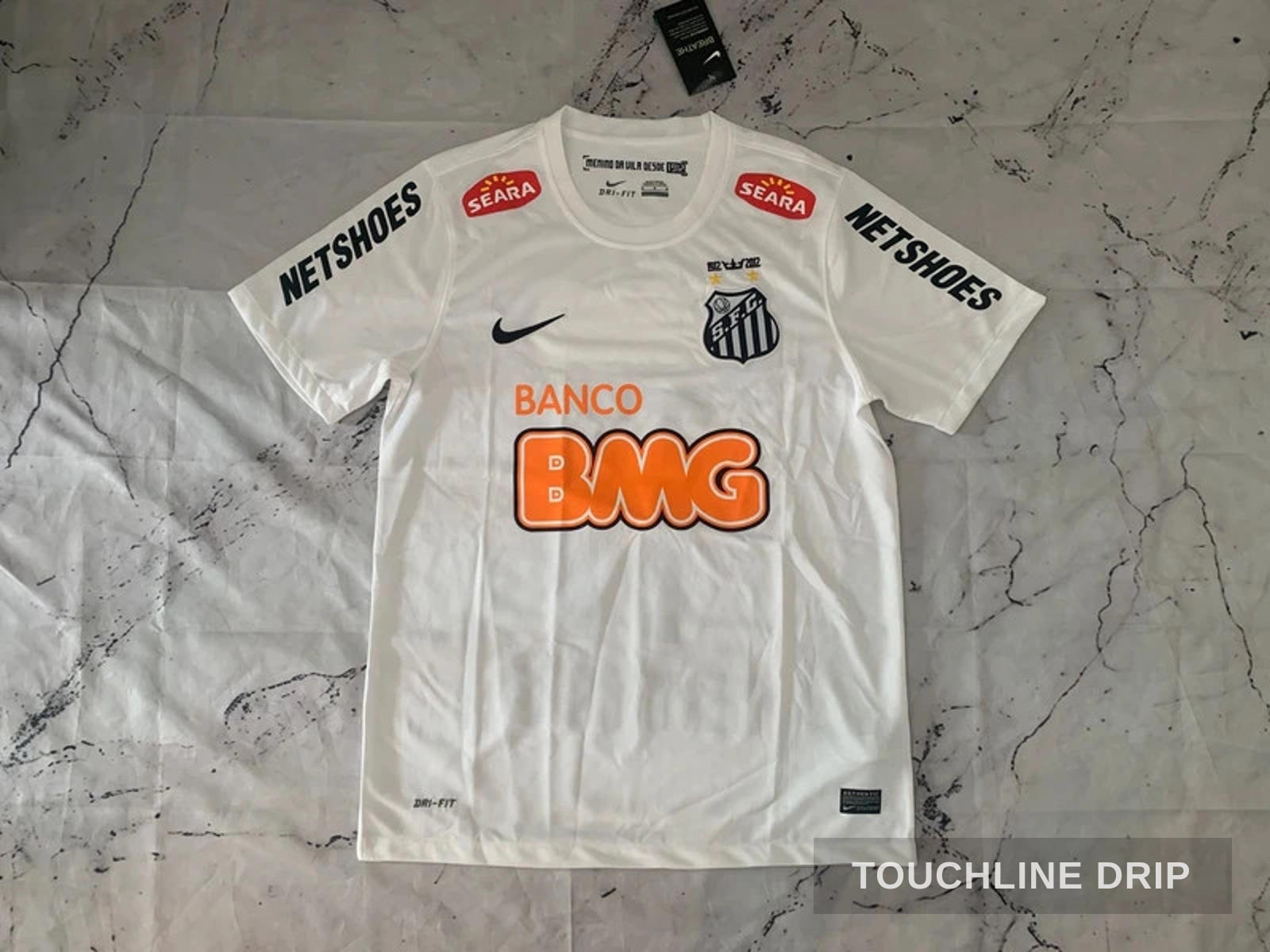 Front product image of Santos 2012/13 Home Neymar Jr #11 Jersey White