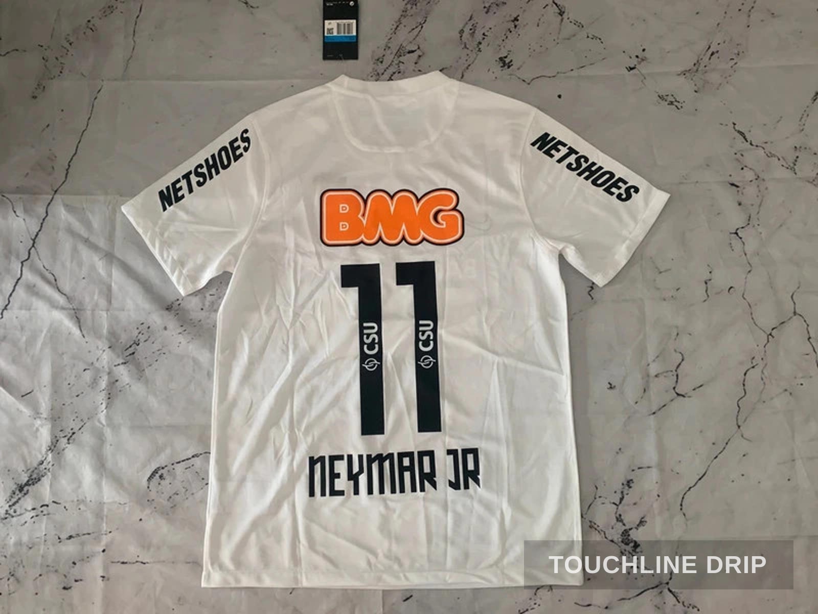 back product image of Santos 2012/13 Home Neymar Jr #11 Jersey White