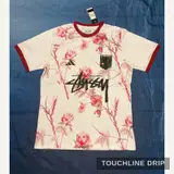 Front product image of Stussy x Japan Floral Cream Jersey - Size