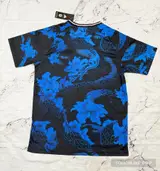 Back product image of Stussy x Japan Mystic Blue-pink Dragon Jersey - Size