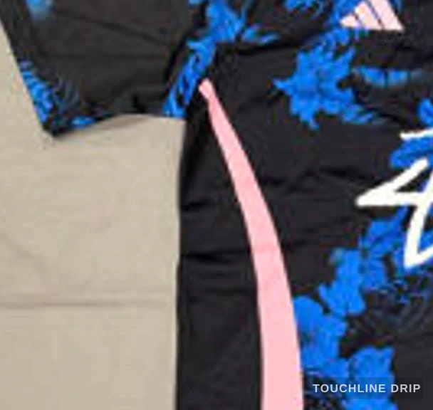 sleeve detail image of Stussy x Japan Mystic Blue-pink Dragon Jersey