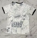 Back product image of Stussy x Japan One Piece White Jersey - Size