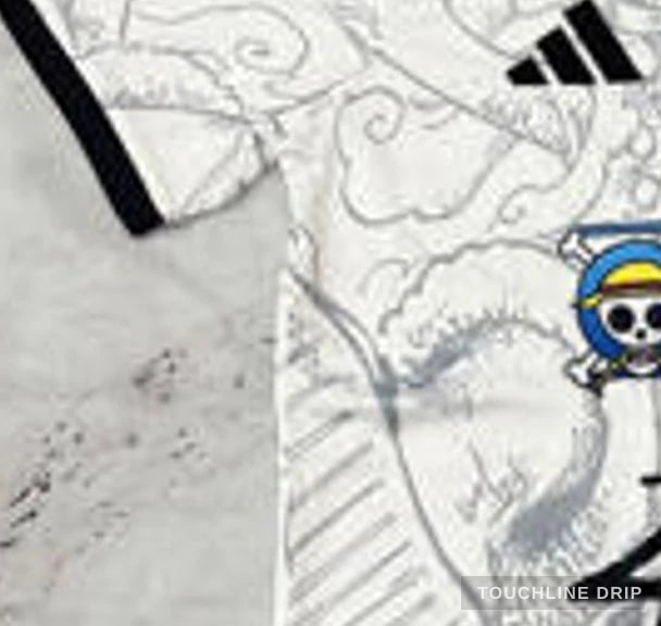 sleeve detail image of Stussy x Japan One Piece White Jersey