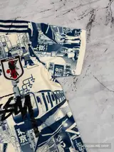Detail product image 4 of Stussy x Japan "tokyo Streetscape" Concept Jersey – Cream/blue