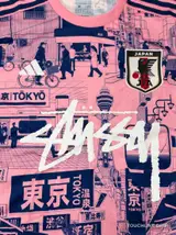 Detail product image 3 of Stussy x Japan "tokyo Streetscape" Concept Jersey – Pink