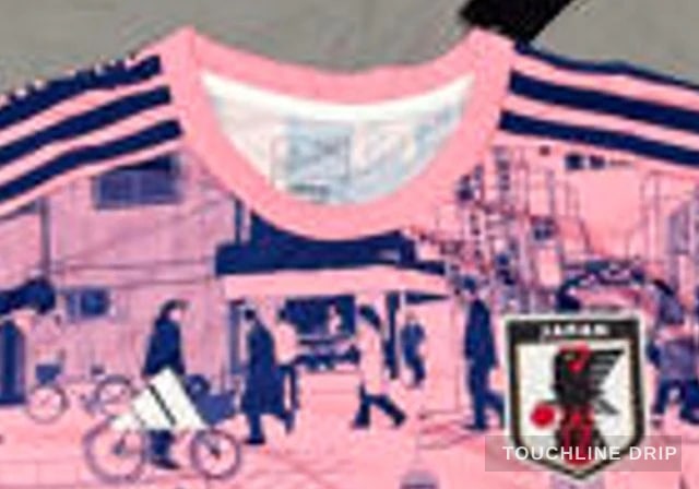 collar detail image of Stussy x Japan "tokyo Streetscape" Concept Jersey – Pink