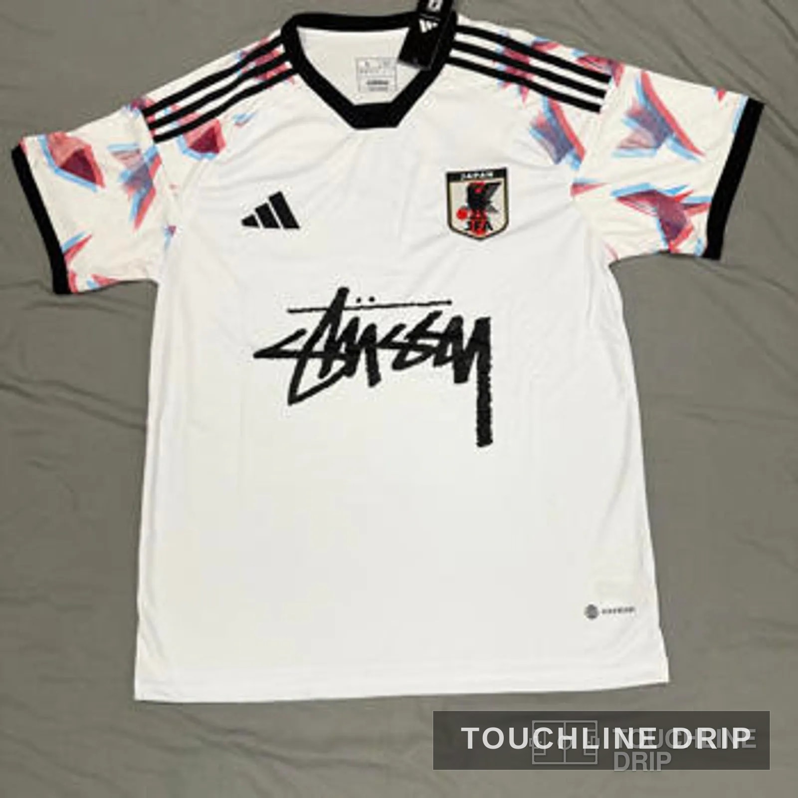 Front product image of Stussy x Japan White Sakura Jersey - Size